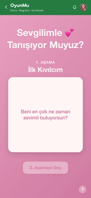 Sevgilimle